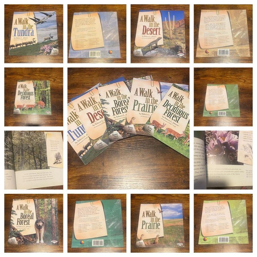 A Walk Through Nature 6-Book Set Rebecca L Johnson Science Series Carolrhoda Boo